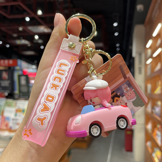 Pretty Girl Car Keychain