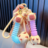 Capybara Retractable Neck Keychain