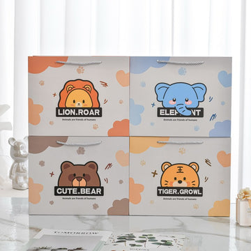 Cute Jungle Animal Paper Gift Bags