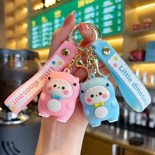 Stylish Dino Theme Key Rings