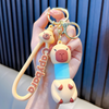 Capybara Retractable Neck Keychain