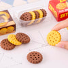 Creative Cookie Shape Eraser Pack of 5 pcs