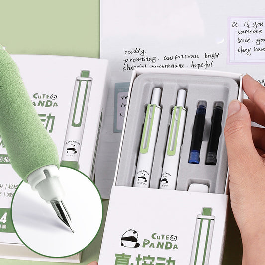 Popo Panda Click Fountain Pen Set