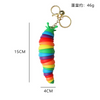 Creative Decompression Caterpillar Keychain