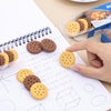 Chocolate Cookie Eraser Set of 6 Pcs