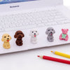 Creative Teddy Dog & Bear Eraser Set of 5