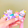 3D Cartoon Unicorn Bear Theme Keychain