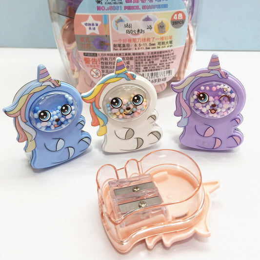 Cute Unicorn Dual Hole Sharpener