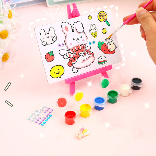 DIY Coloring Painting Set with Easel