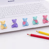 Creative Teddy Dog & Bear Eraser Set of 5