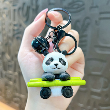 Cute Treasure Bamboo Panda Keychain