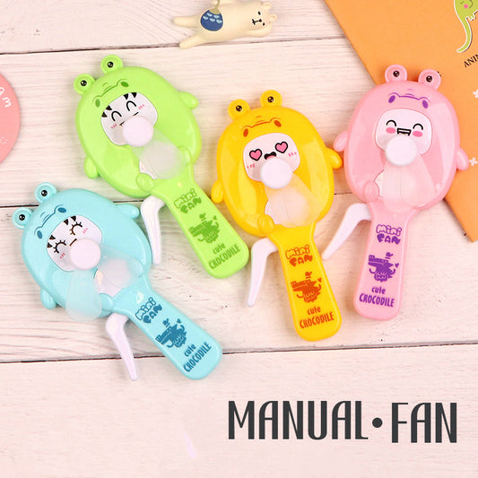 Mini Portable Hand Pressure Fan ( Crocodile )