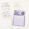 Transparent Frosted Flash Post-it Sticky Notes