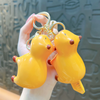 Capybara Radish Knife Keychain