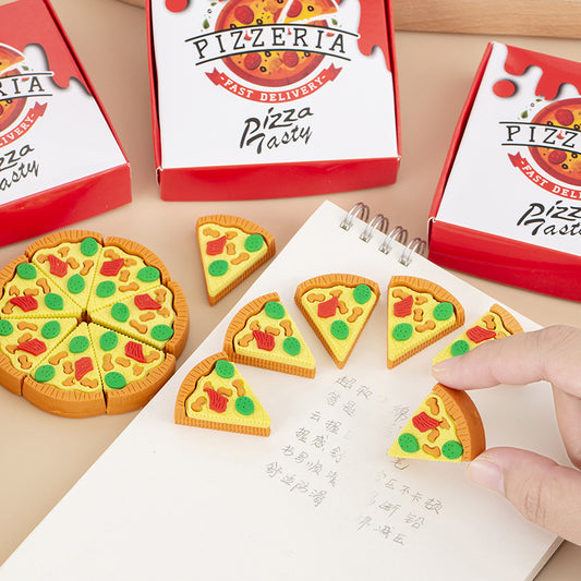 Creative Pizza Eraser (Set of 7 slice)