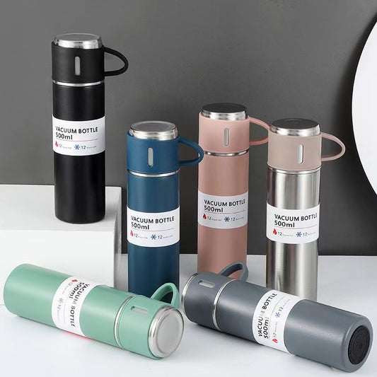 Stainless Steel Vacuum Flask Gift Set