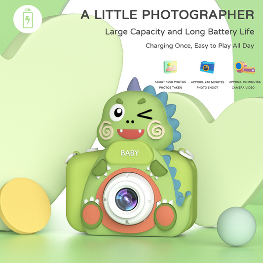 Mini kids Electronic Camera-Dino-Cat-Rabbit