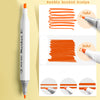 Double-Headed Acrylic Marker Set of 12