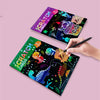 Kids' Painting Fun Scratch Cards 8 Sheets