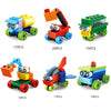 Mini Cartoon Car DIY Building Block Toy