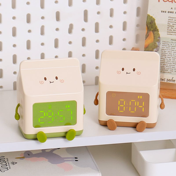 Intelligent  Multi-functional Milk box Alarm Clock