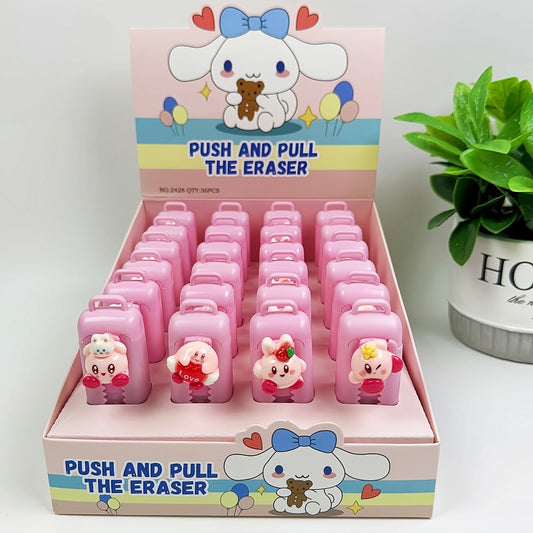 Cute Sanrio Sliding Retractable Eraser