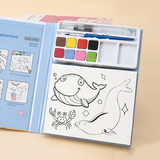 Watercolor Fun: Picture Book Painting Set