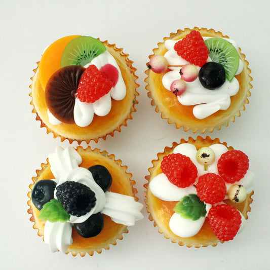 Fruit Cupcake Dessert Fridge Magnet