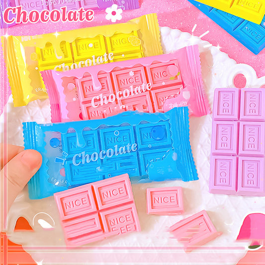 Colorful Scented Chocolate Eraser