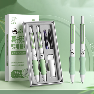 Popo Panda Click Fountain Pen Set