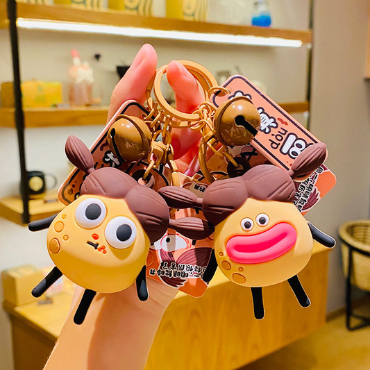 Squishy Potato King-sausage Mouth & Big Eyes Keychain