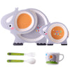 Elephant Bamboo Fiber Kids Tableware Set of 5