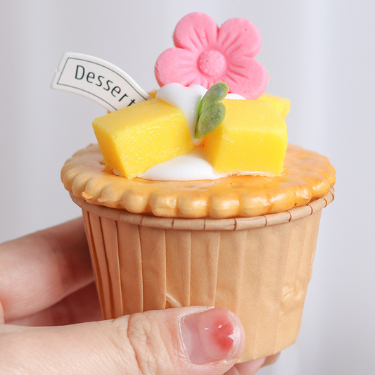 Cream Cupcake Dessert Fridge Magnet