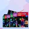 Kids' Painting Fun Scratch Cards 8 Sheets