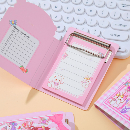 Cute Girl Mini Memo Pad Diary
