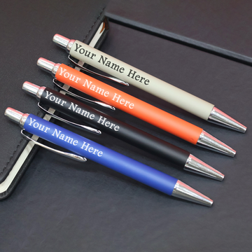 Sleek Personalized Metallic Tic-Tac Ball Pen