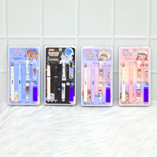 Kawaii Erasable Fountain Pen Set