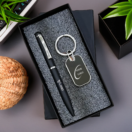 Personalized Pen & Keychain Set