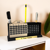 Personalized Wooden Desk Calendar & Pencil Holder Set