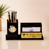 Personalized: Custom Name Plate Wooden Desk Set