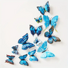 Decorative 3D Butterfly Magnets for Fridge - 12 Pcs