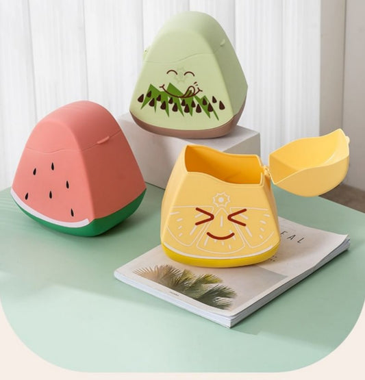 Fruits Desktop Trash Bin – Cute & Compact Waste Organizer