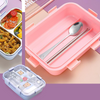 Bear Family Bento Box (Lunch Box) Stainless Steel-750 ml