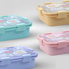 Bear Family Bento Box (Lunch Box) Stainless Steel-750 ml