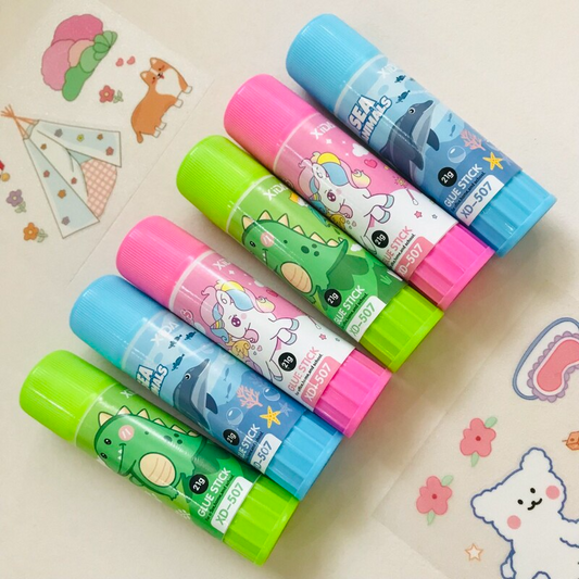 Creative Cartoon Theme Glue Stick