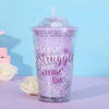 Kawaii Transparent Sipper With Straw