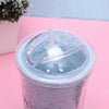 Kawaii Transparent Sipper With Straw