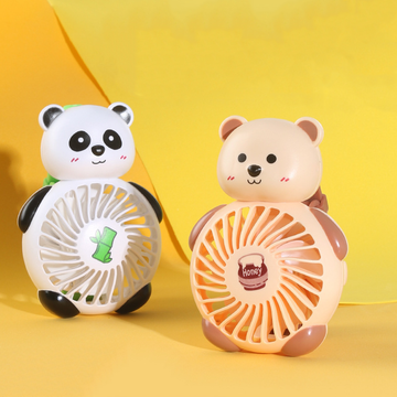 Cartoon Panda & Bear Watch Fan