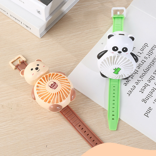 Cartoon Panda & Bear Watch Fan