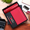 Executive Gift Set with Temperature Bottle, Diary, Keychain, and Pen